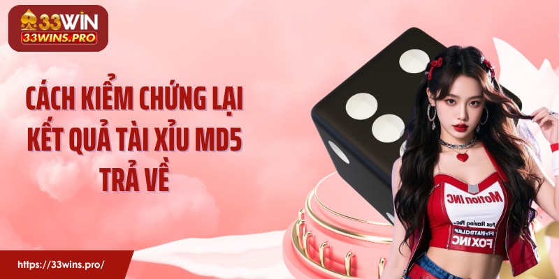 Cách kiểm chứng lại kết quả tài xỉu MD5 trả về