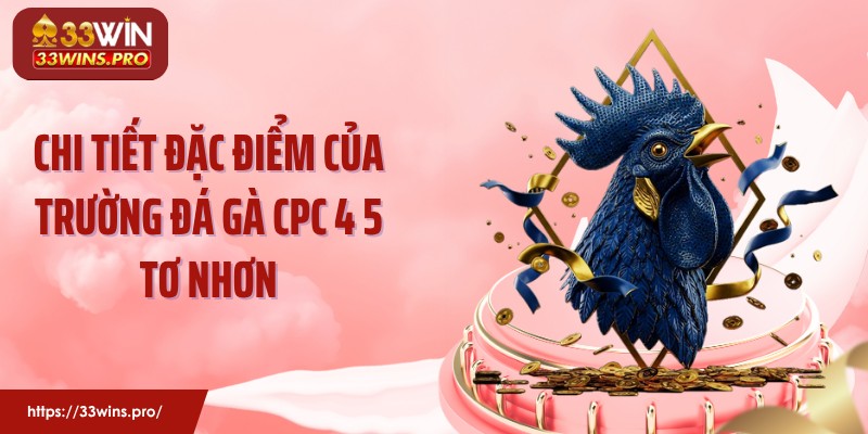 Chi tiết đặc điểm của trường đá gà CPC 4 5 Tơ Nhơn