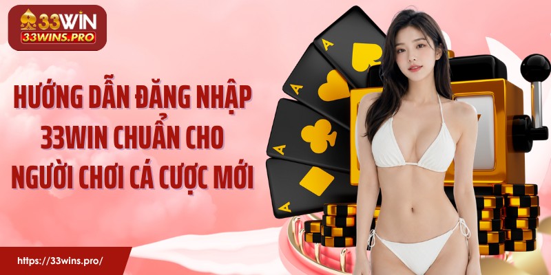 Hướng dẫn đăng nhập 33Win chuẩn cho người chơi cá cược mới