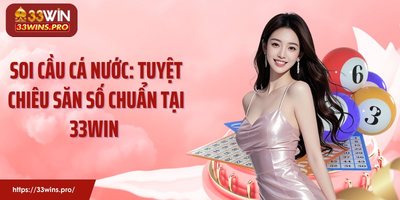 Soi Cầu Cá Nước: Tuyệt Chiêu Săn Số Chuẩn Tại 33WIN 